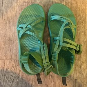 Green Chaco sandals